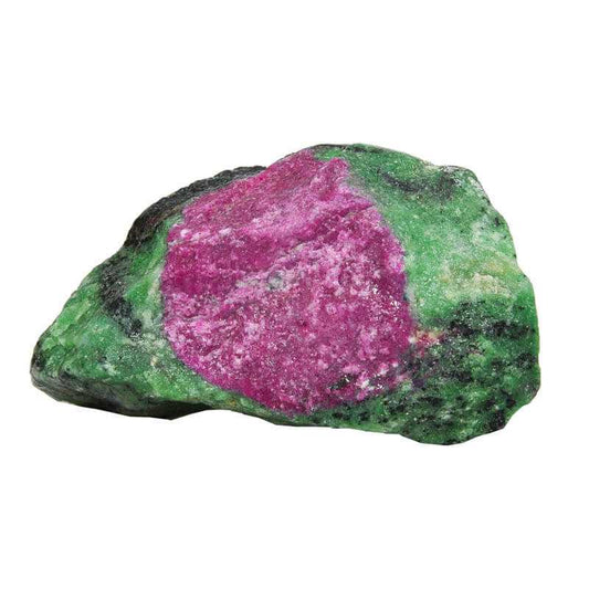 Rubin in Zoisit Rohstein 1 - Kehuna Stones and Senses