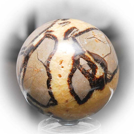 Septarie Edelstein Kugel 10,5 cm - Kehuna Stones and Senses