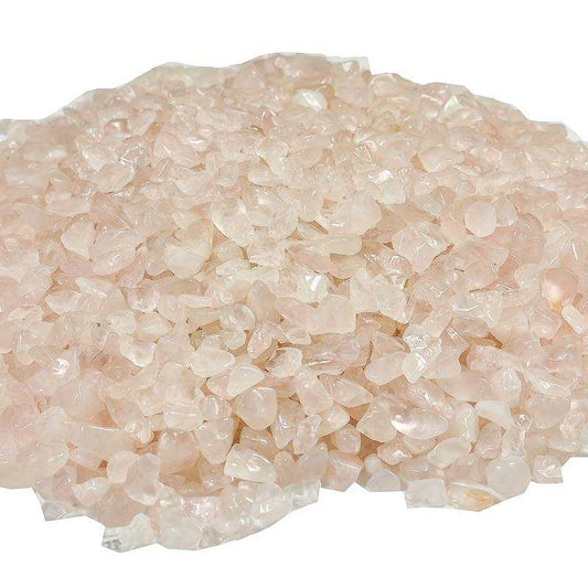 Rosenquarz Trommelstein Mischung 1kg - Kehuna Stones and Senses