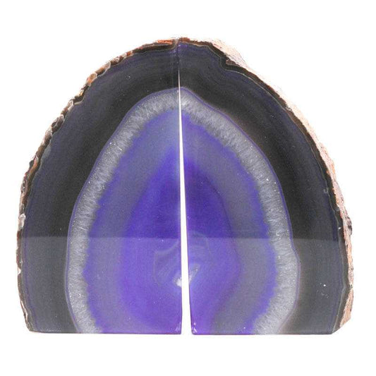 Achat Buchstützen Paar in Lila – Elegantes Design für Ihr Zuhause oder Büro. - Kehuna Stones and Senses