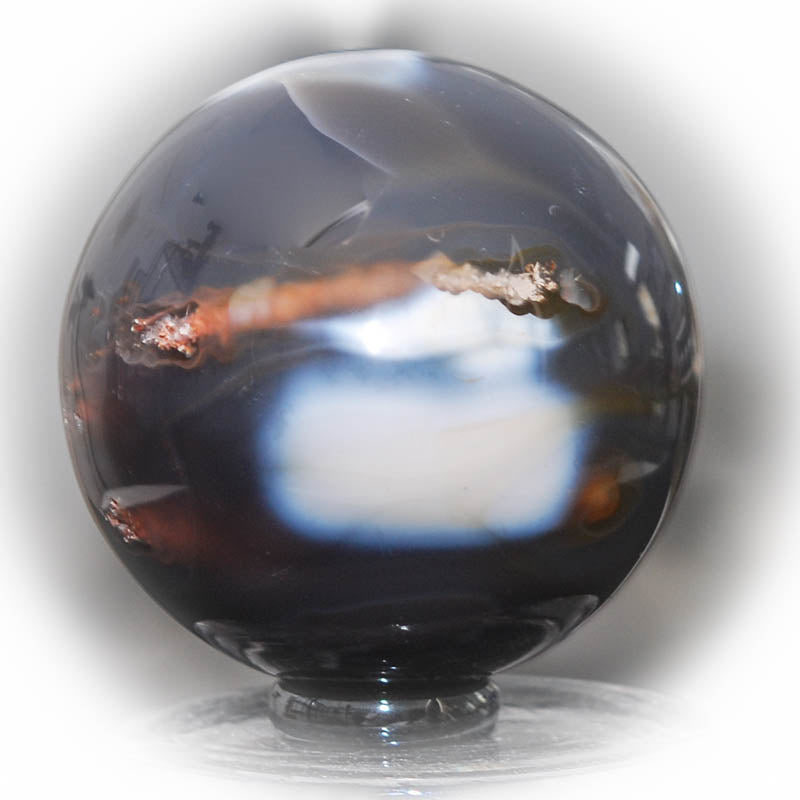 Achat Edelstein Kugel 6,6 cm - Kehuna Stones and Senses