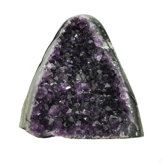 Amethyst Druse Skulptur Uruguay - Handgefertigte Mineralienkunst für Sammler und Dekoration - Kehuna Stones and Senses