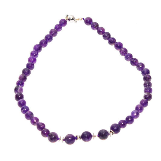 Amethyst Edelstein Halskette - Kehuna Stones and Senses