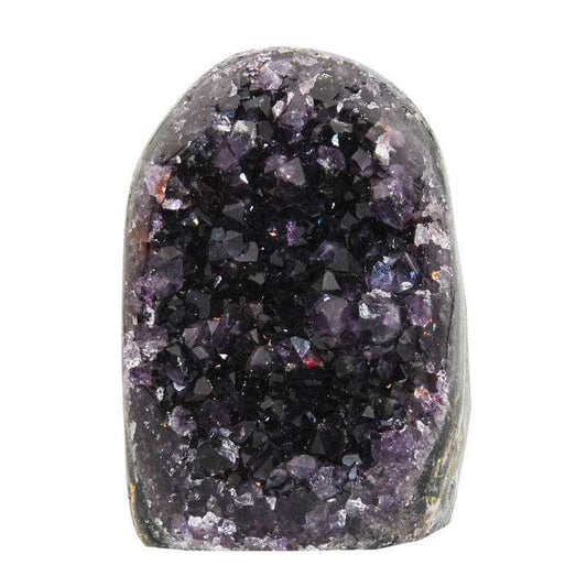 Amethyst Geode aus Uruguay – Naturbelassene Kristallkunst mit Politur - Kehuna Stones and Senses