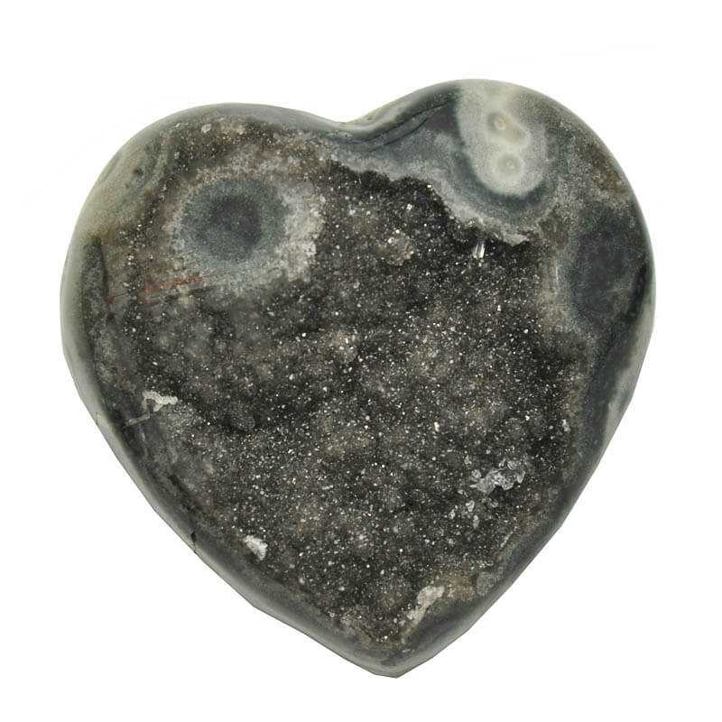 Amethyst in Herzform Uruguay - Kehuna Stones and Senses
