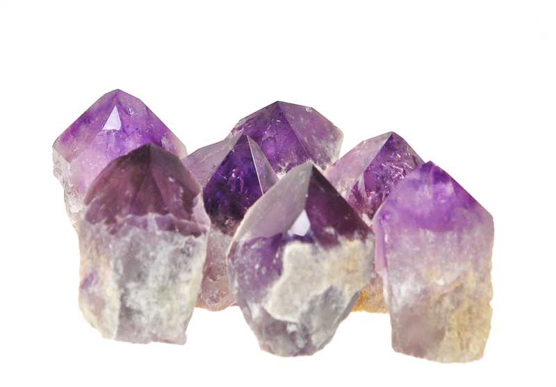 Amethyst Kristallspitze - Naturkristall Unbehandelt mit Polierter Spitze - Kehuna Stones and Senses