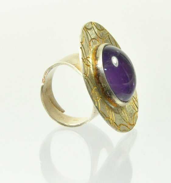 Amethyst Silber Ring - Kehuna Stones and Senses