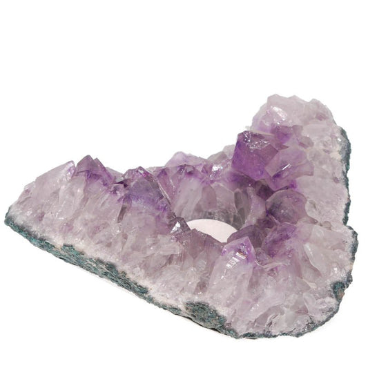 Amethyst Teelicht - Kehuna Stones and Senses