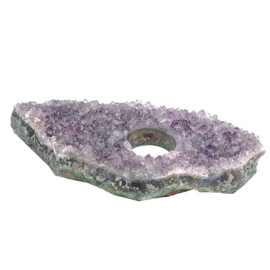 Amethyst Teelicht - Kehuna Stones and Senses