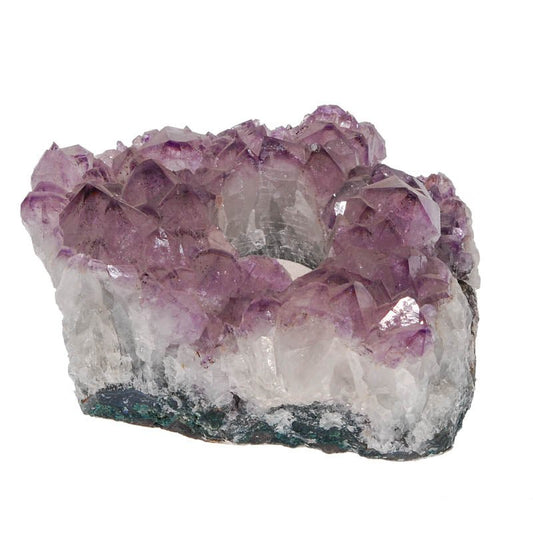 Amethyst Teelichthalter 14 x9 cm - Kehuna Stones and Senses