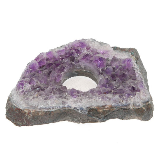 Amethyst Teelichthalter - Kehuna Stones and Senses