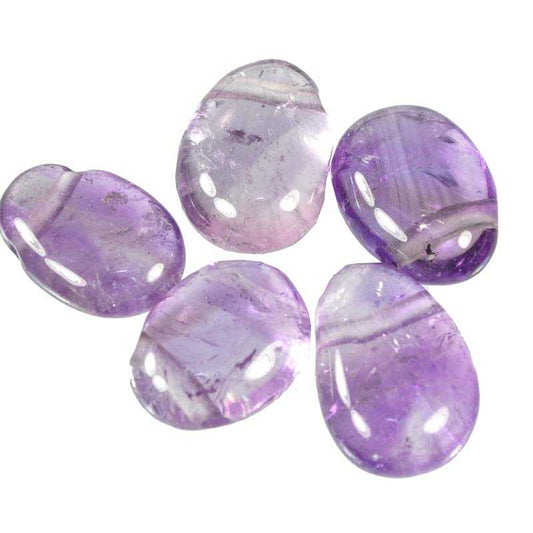 Amethyst Trommelstein Anhänger 2 - 3 cm - Kehuna Stones and Senses