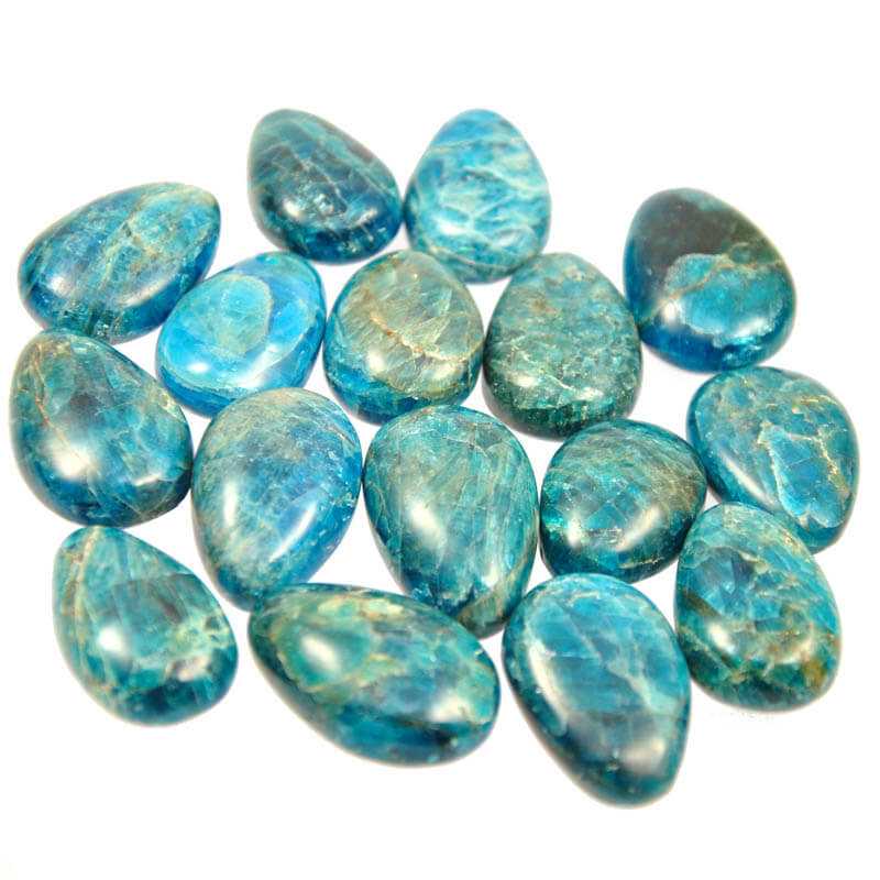 Apatit Trommelstein Anhänger - Kehuna Stones and Senses