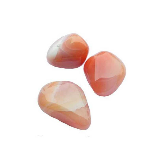 Aprikosen Achat Trommelstein - Kehuna Stones and Senses