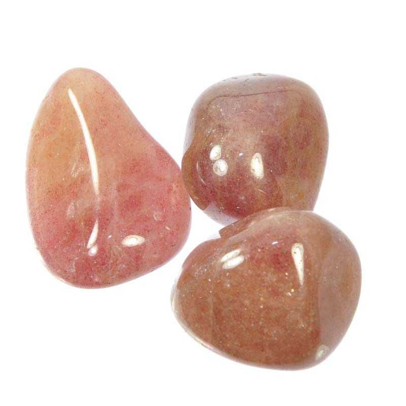 Aventurin rot Trommelstein 2 - 3 cm - Kehuna Stones and Senses