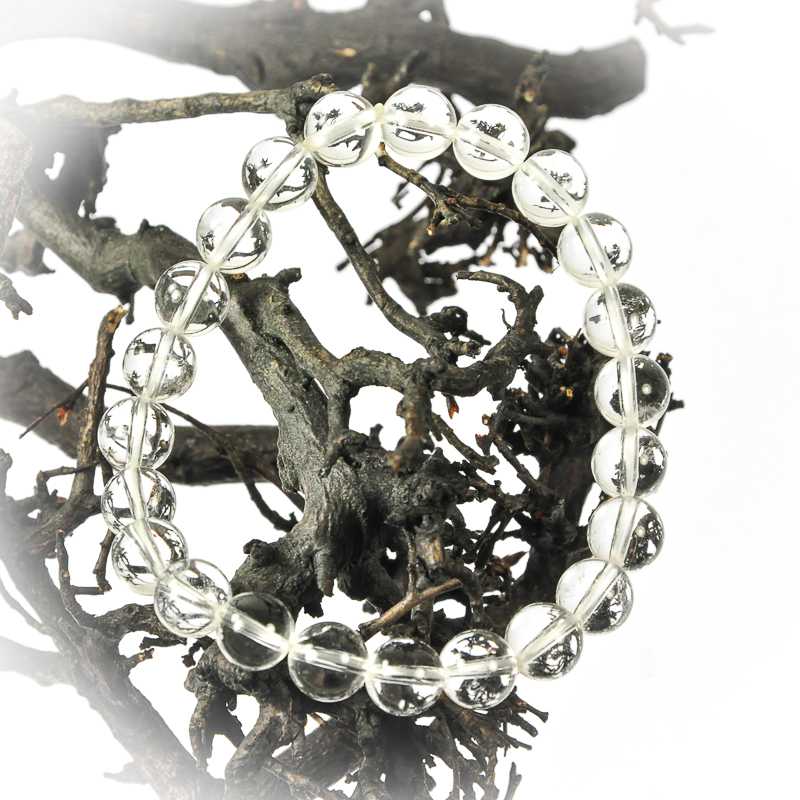 Bergkristall Armband Kugel - Kehuna Stones and Senses