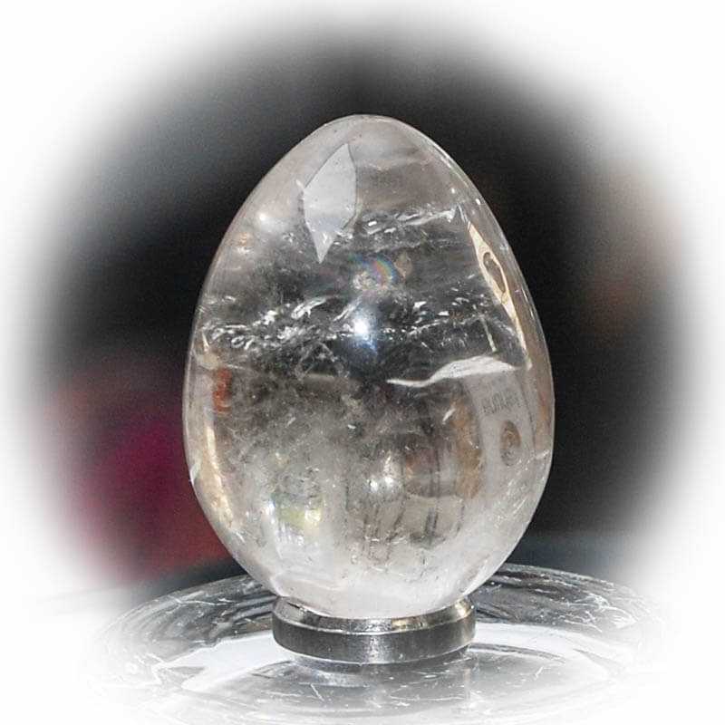 Bergkristall Ei - Kehuna Stones and Senses