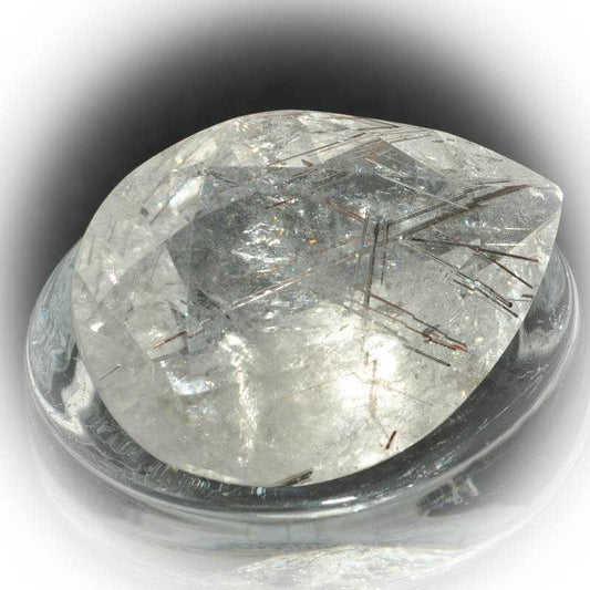 Bergkristall mit Turmalin - Kehuna Stones and Senses