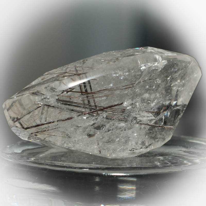 Bergkristall mit Turmalin - Kehuna Stones and Senses
