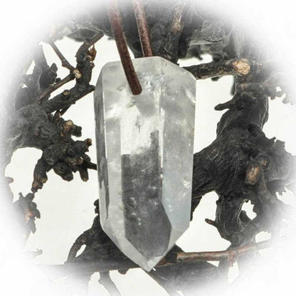 Bergkristall Spitze gebohrt - Kehuna Stones and Senses