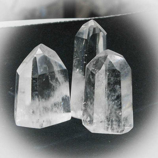 Bergkristall Spitzen Set mit 3 Kristallen - Kehuna Stones and Senses