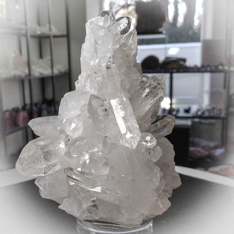 Bergkristall Stufe aus Brasilien - Kehuna Stones and Senses