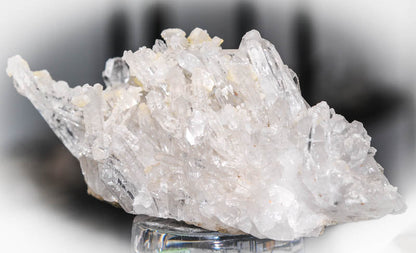 Bergkristall Detailaufnahme transparente Spitze Brasilien Naturkristall A-Qualität