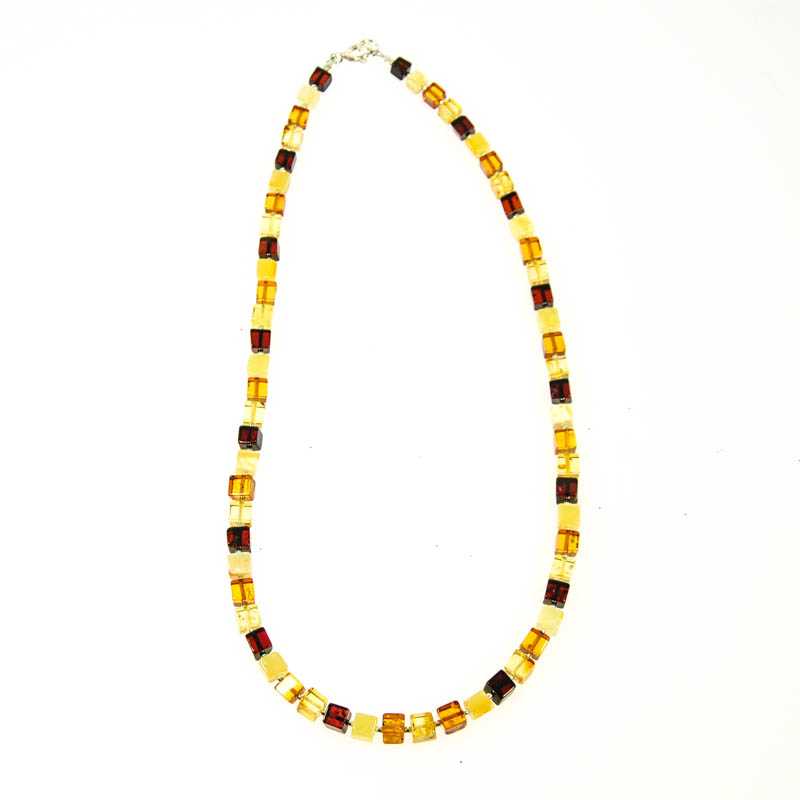 Bernstein Kette Würfel - Kehuna Stones and Senses