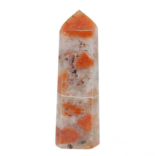 Blutchalcedon Mosaik Spitze poliert 11x3x2,5 cm Brasilien - Kehuna Stones and Senses