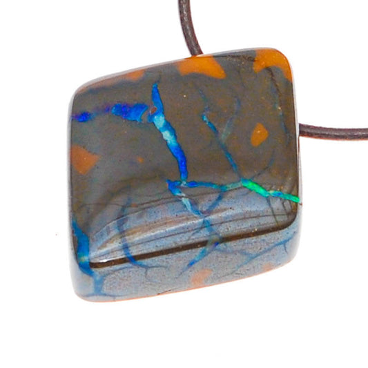 Boulder Opal 10 Anhänger - Kehuna Stones and Senses