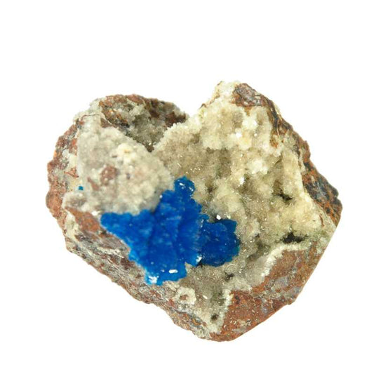 Cavansit mit Stilbit auf Basalttuff - Kehuna Stones and Senses