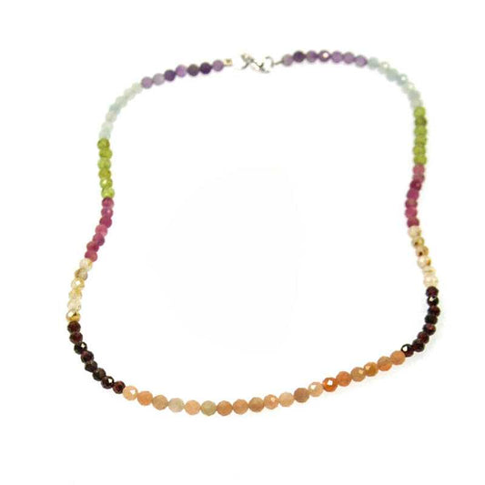 Kette aus bunten Edelsteinen - Kehuna Stones and Senses