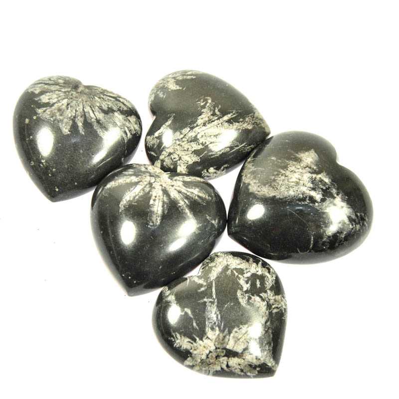 Chrysanthemenstein Herz Edelstein - Kehuna Stones and Senses