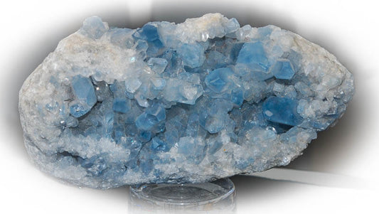 Coelestin Druse Madagaskar - Kehuna Stones and Senses