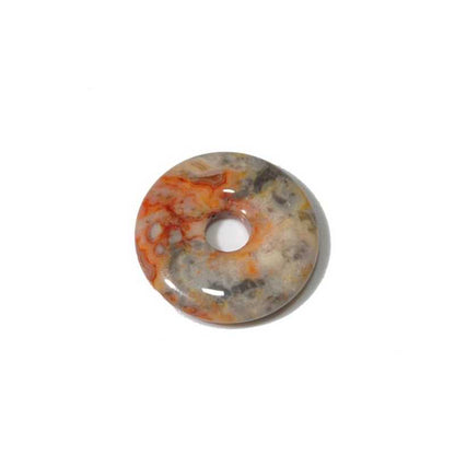 Cracy Lace Achat - Donut 40 - Kehuna Stones and Senses