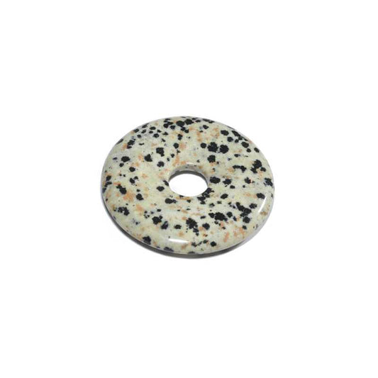Dalmatiner Jaspis Donut 30 mm - Kehuna Stones and Senses
