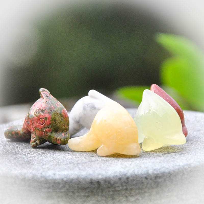 Delphin Edelstein Tierfigurenset - Kehuna Stones and Senses