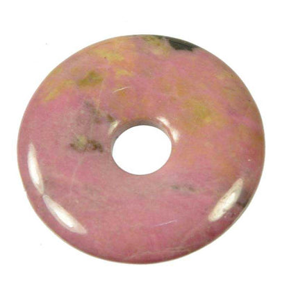 Rhodonit Donut 40mm - Kehuna Stones and Senses