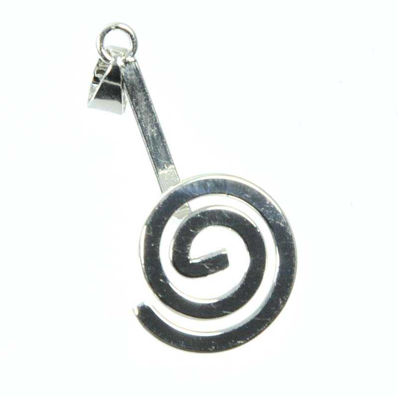 Donut - Spirale silberfarben - Kehuna Stones and Senses