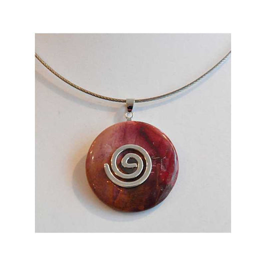 Donut - Spirale silberfarben - Kehuna Stones and Senses