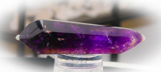 Doppelendiger Amethyst Kristall 18,5 cm - Brasilien - Kehuna Stones and Senses