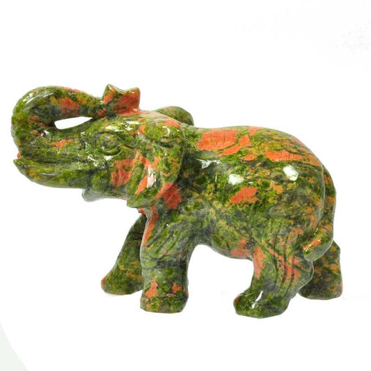 Elefant Unakit Steinfigur - Kehuna Stones and Senses