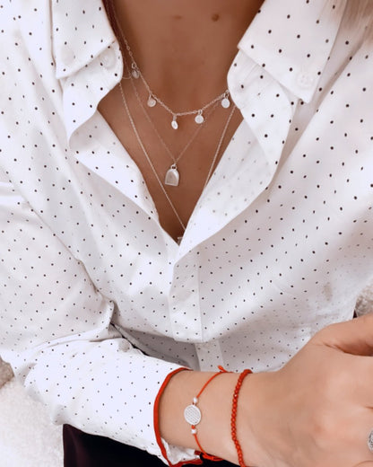 Flower Of Life Bracelet S – Red Cord - Kehuna Stones and Senses