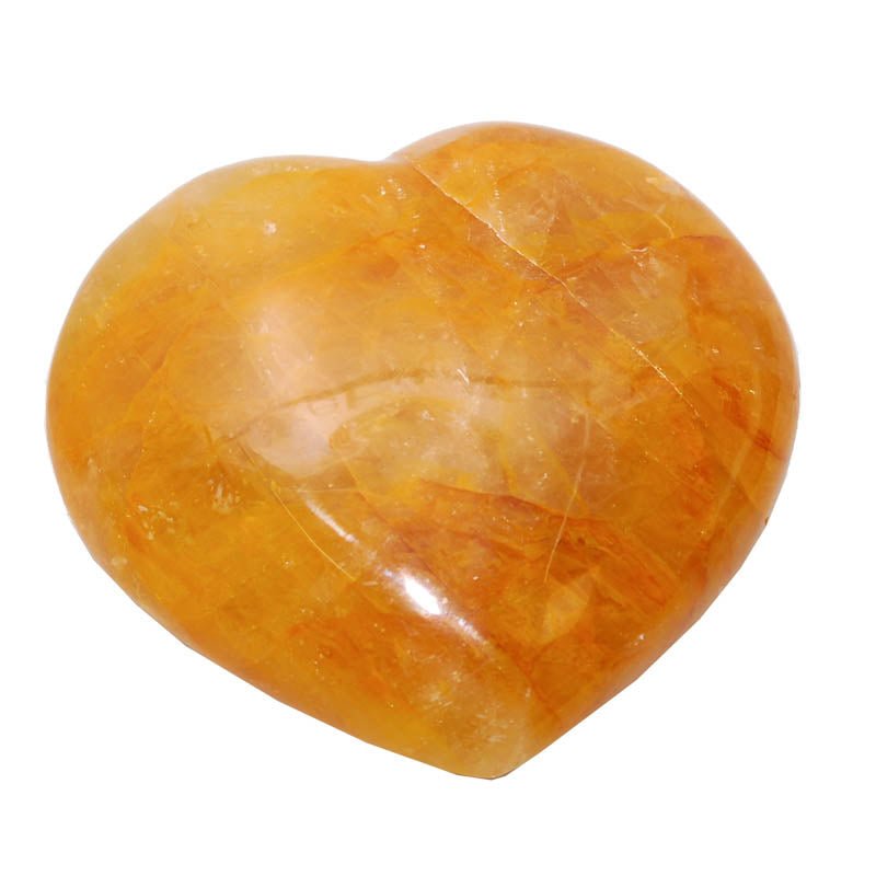 Goldenes Heiler Bergkristall Herz - Kehuna Stones and Senses