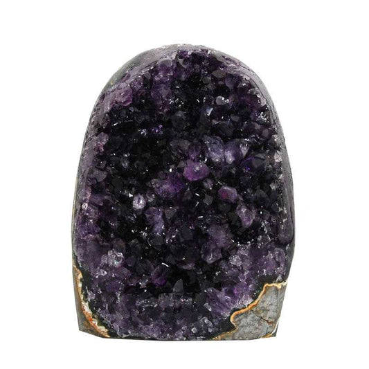 Handgefertigte Amethyst Druse aus Uruguay - Einzigartige Kristallgeoden für Sammler und Dekoration - Kehuna Stones and Senses