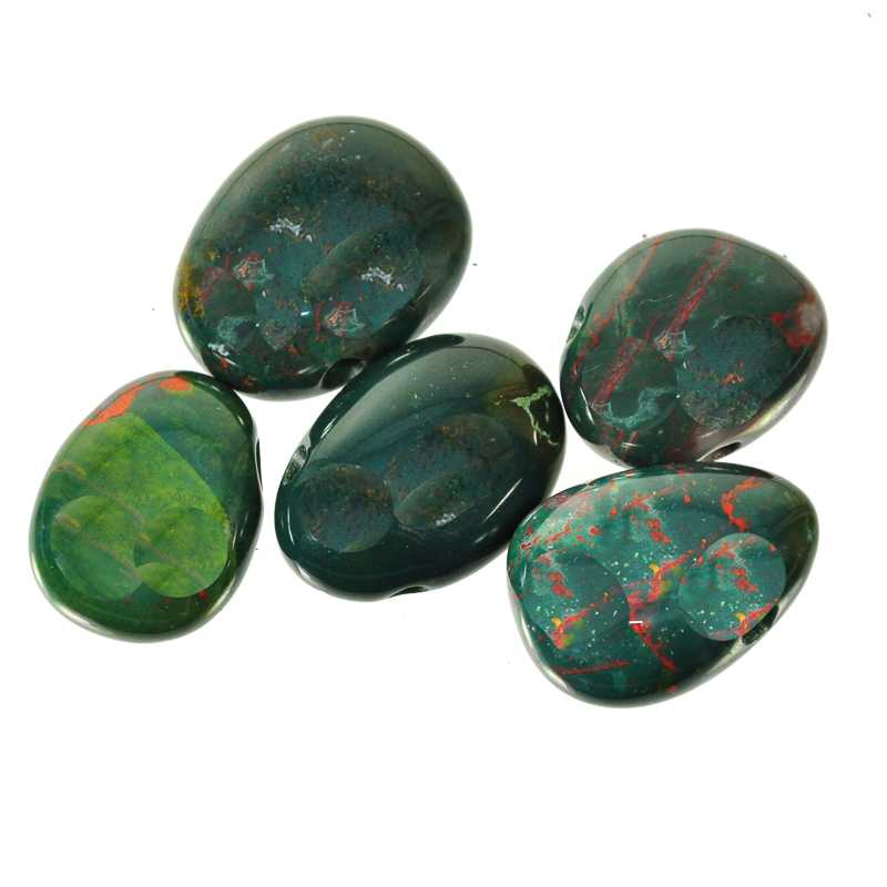 Heliotrop Trommelstein Anhänger - Kehuna Stones and Senses