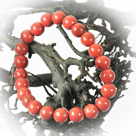 Jaspis Armband Kugel aus Naturstein - Kehuna Stones and Senses