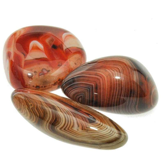 Karneol Trommelstein Lot 2 - Kehuna Stones and Senses