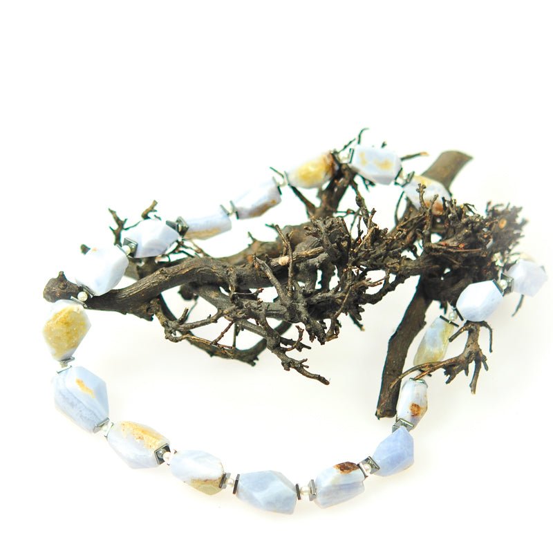 Kette aus Chalcedon - Kehuna Stones and Senses
