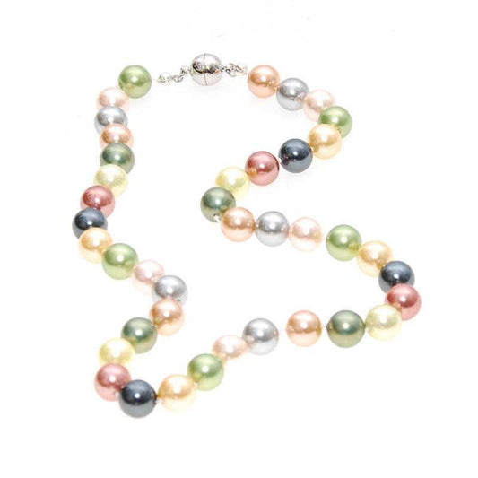 Kette aus Muschelkern Perlen - Kehuna Stones and Senses